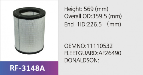 Фильтр воздушный RF-3148AB (1/2)