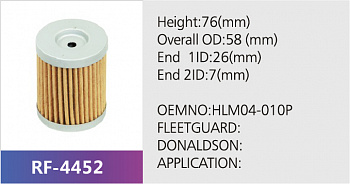Фильтр гидравлический RF-4452 (1/)