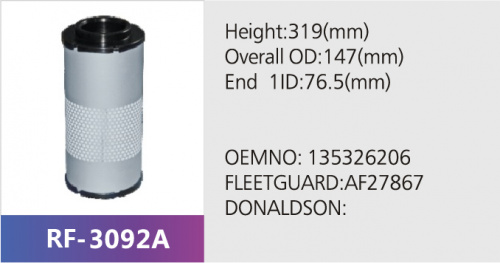 Фильтр воздушный RF-3092A (1/)