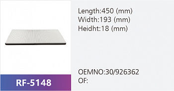 Фильтр салона RF-5148 (1/)