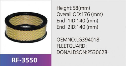 Фильтр воздушный RF-3550A (1/)